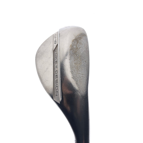Used Titleist Vokey SM8 Brushed Steel Lob Wedge / 58.0 Degrees / Wedge Flex