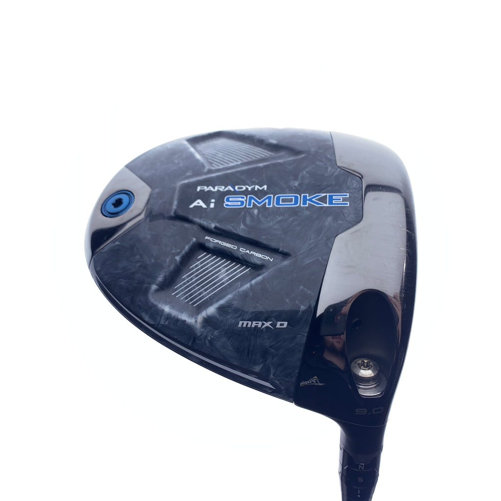 Used TOUR ISSUE Callaway Paradym Ai Smoke MAX D Driver / 9.0 Degrees / X-Stiff