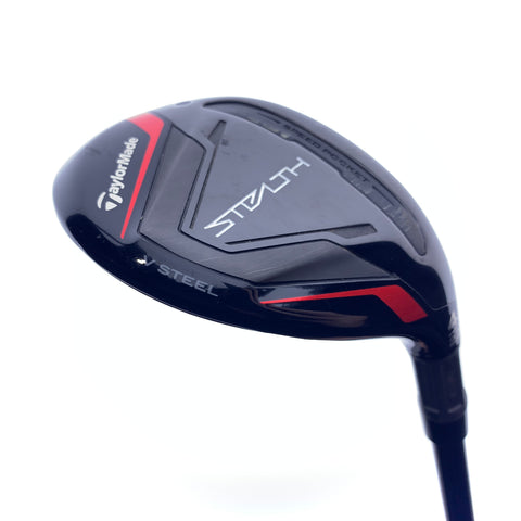 Used TaylorMade Stealth Rescue 4 Hybrid / 22.0 Degrees / A Flex