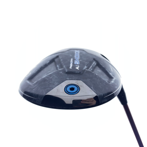 Used TOUR ISSUE Callaway Paradym Ai Smoke MAX D Driver / 9.0 Degrees / X-Stiff