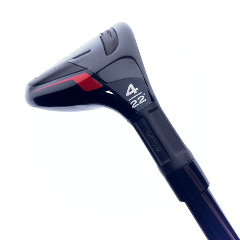 Used TaylorMade Stealth Rescue 4 Hybrid / 22.0 Degrees / A Flex
