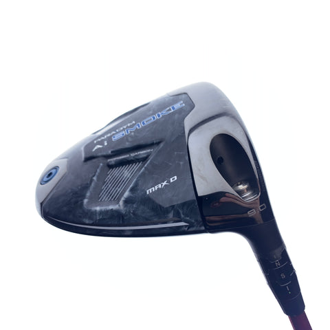 Used TOUR ISSUE Callaway Paradym Ai Smoke MAX D Driver / 9.0 Degrees / X-Stiff