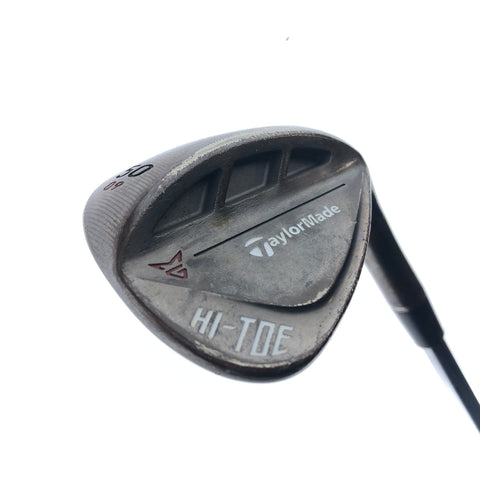 Used TaylorMade Hi-Toe RAW Gap Wedge / 50.0 Degrees / Wedge Flex