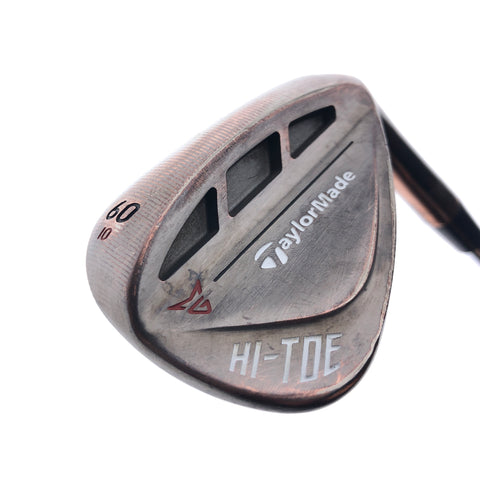 Used TaylorMade Hi-Toe RAW Lob Wedge / 60.0 Degrees / Wedge Flex
