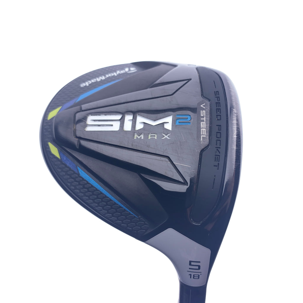 Used TaylorMade Sim2 Max 5 Fairway Wood / 18 Degrees / Stiff Flex