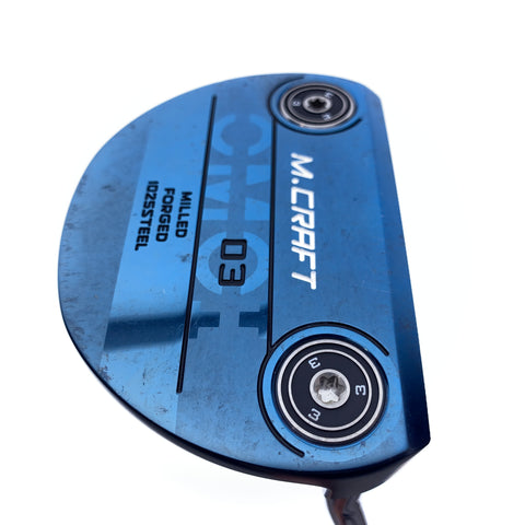 Used Mizuno M-Craft OMOI 03 Blue Putter / 34.5 Inches