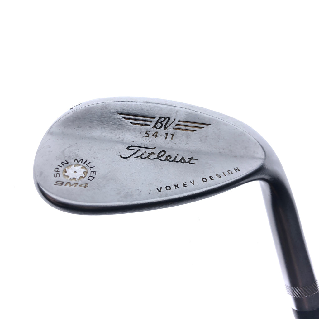 Used Titleist Vokey SM4 Chrome Sand Wedge / 54.0 Degrees / Wedge Flex