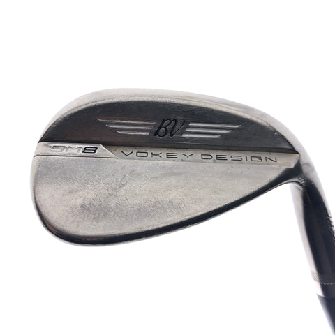 Used Titleist Vokey SM8 Brushed Steel Sand Wedge / 54.0 Degrees / Wedge Flex
