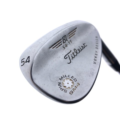 Used Titleist Vokey SM4 Chrome Sand Wedge / 54.0 Degrees / Wedge Flex