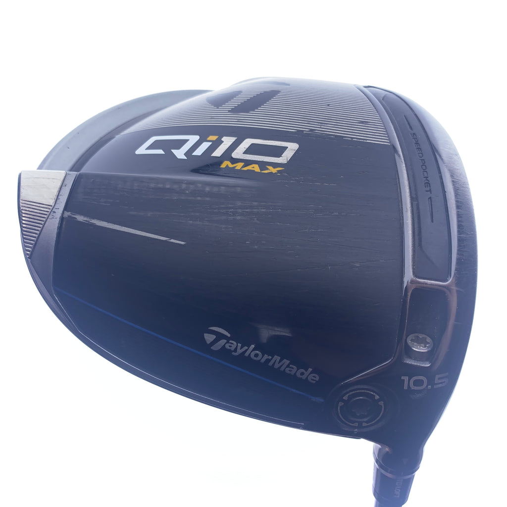 Used TaylorMade Qi10 Max Driver / 10.5 Degrees / Stiff Flex