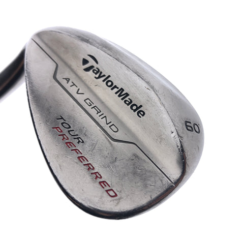 Used TaylorMade Tour Preferred Lob Wedge / 60.0 Degrees / Wedge Flex / Left-Han