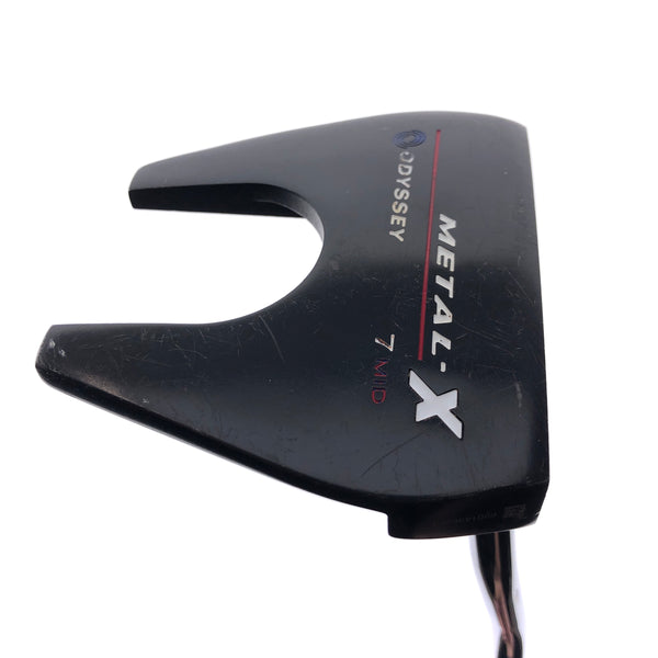 Used Odyssey Metal X 7 Mid Putter / 34.0 Inches