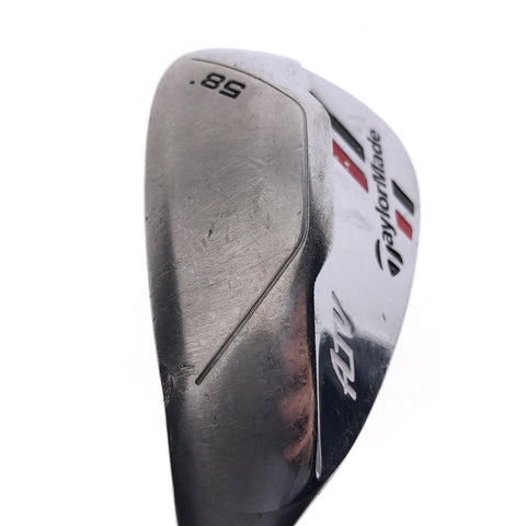 Used TaylorMade ATV Lob Wedge / 58.0 Degrees / Wedge Flex / Left-Handed