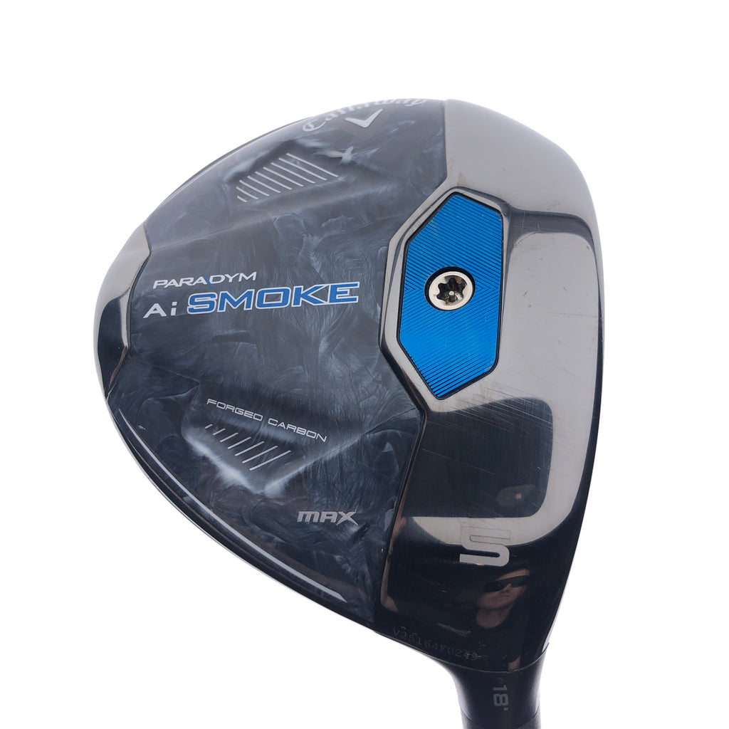 Used Callaway Paradym Ai Smoke MAX 5 Fairway Wood / 18 Degrees / Regular Flex