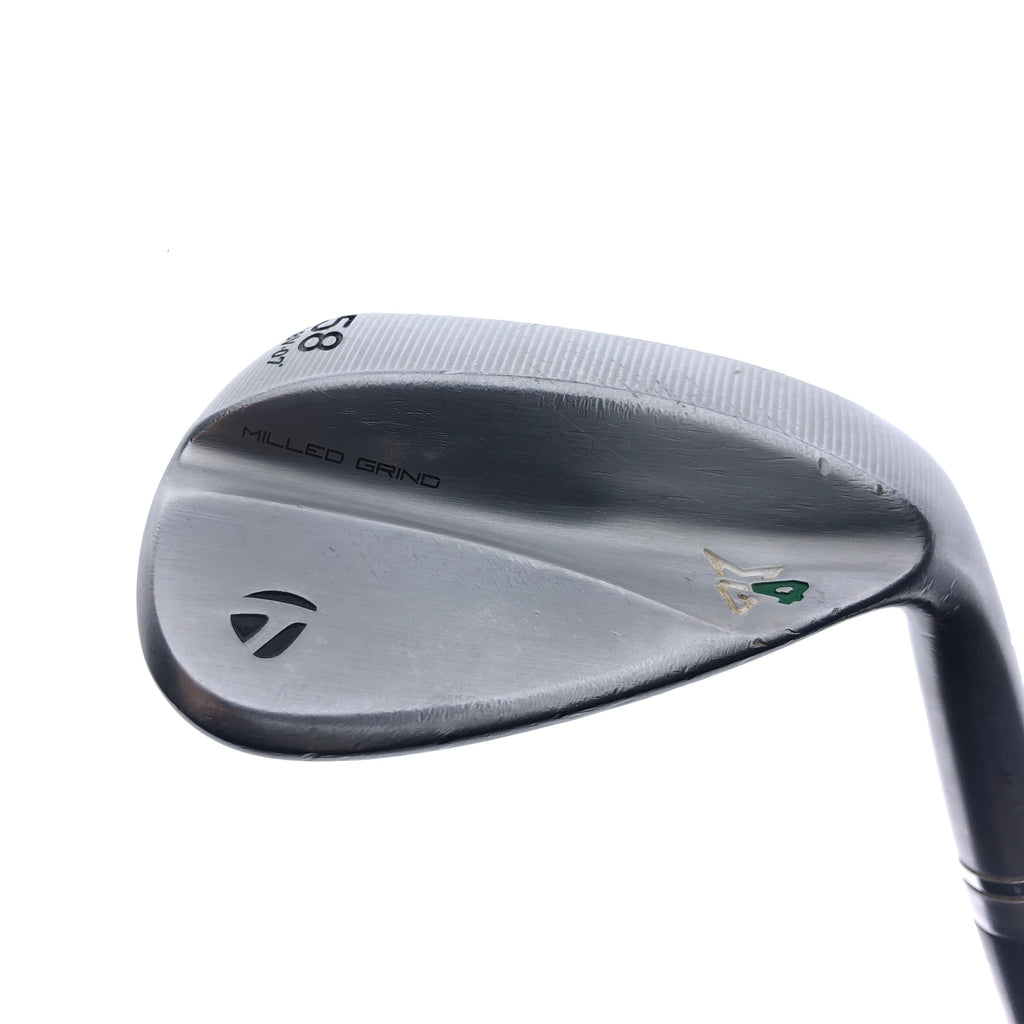 Used TaylorMade Milled Grind 4 Lob Wedge / 58.0 Degrees / Stiff Flex