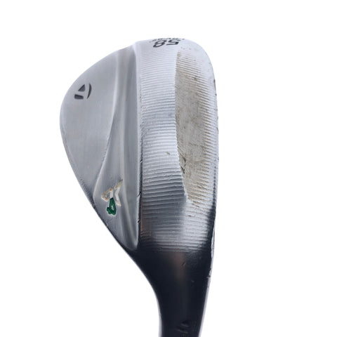 Used TaylorMade Milled Grind 4 Lob Wedge / 58.0 Degrees / Stiff Flex