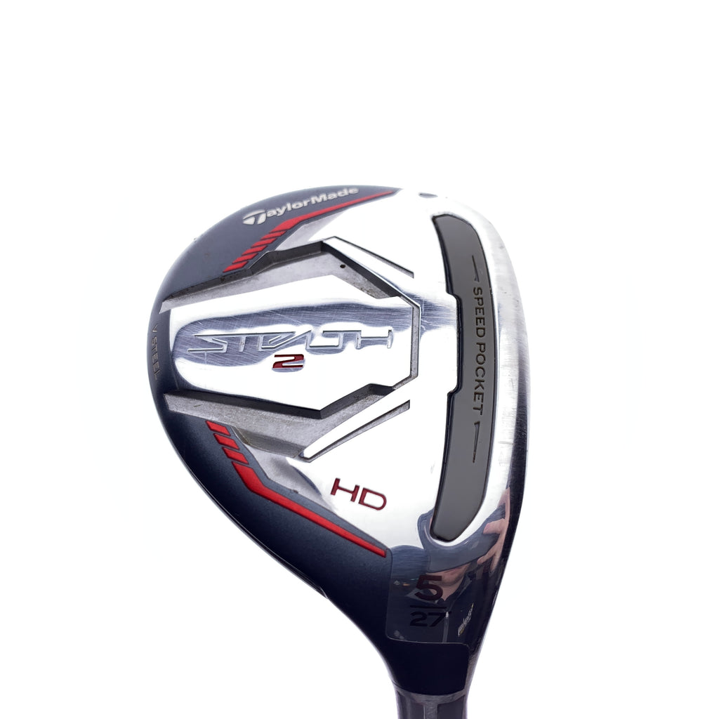 Used TaylorMade Stealth 2 HD 5 Hybrid / 27 Degrees / Ladies Flex - Replay Golf 