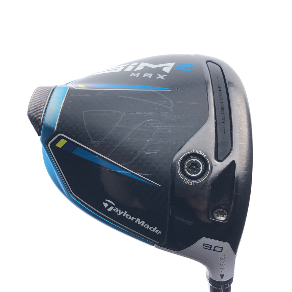 Used TaylorMade Sim2 Max Driver / 9.0 Degrees / Stiff Flex