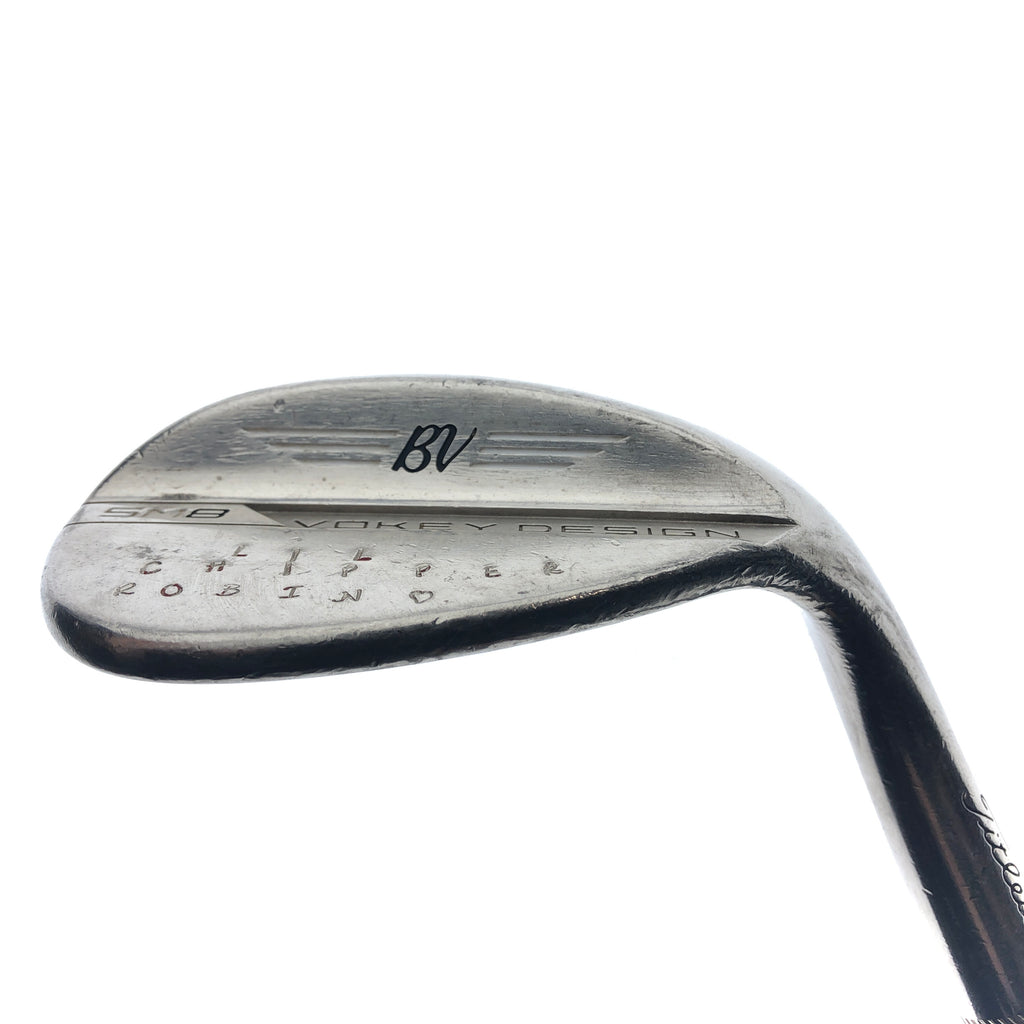 Used Titleist Vokey SM8 Brushed Steel Lob Wedge / 60.0 Degrees / Wedge Flex