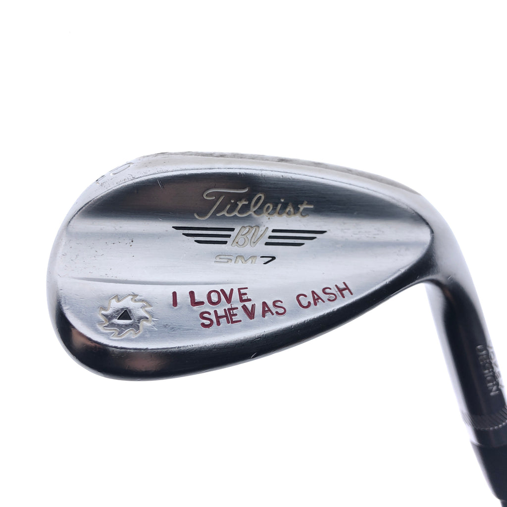 Used Titleist Vokey SM7 Tour Chrome Lob Wedge / 60.0 Degrees / Stiff Flex