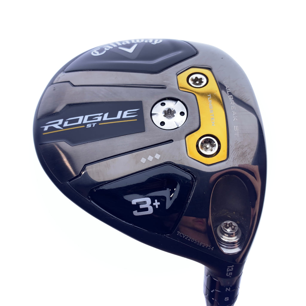 Used TOUR ISSUE Callaway Rogue ST Triple Diamond 3 FW / 13.5 Degrees / Stiff Flex