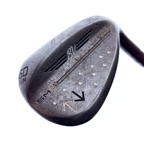 Used Titleist SM9 RAW Lob Wedge / 60.0 Degrees / Stiff Flex