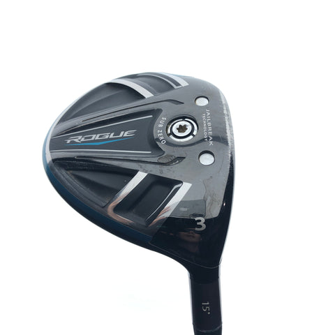 Used Callaway Rogue Sub Zero 3 Fairway Wood / 15.0 Degrees / X-Stiff Flex