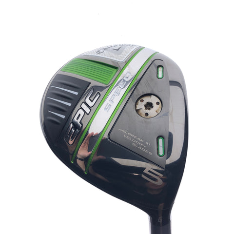 Used Callaway Epic Speed 5 Fairway Wood / 18.0 Degrees / X-Stiff / Tour AD VR