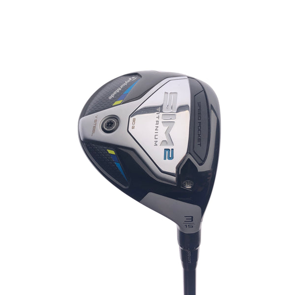 Used TaylorMade Sim2 Titanium 3 Fairway Wood / 15 Degrees / Soft Regular Flex - Replay Golf 