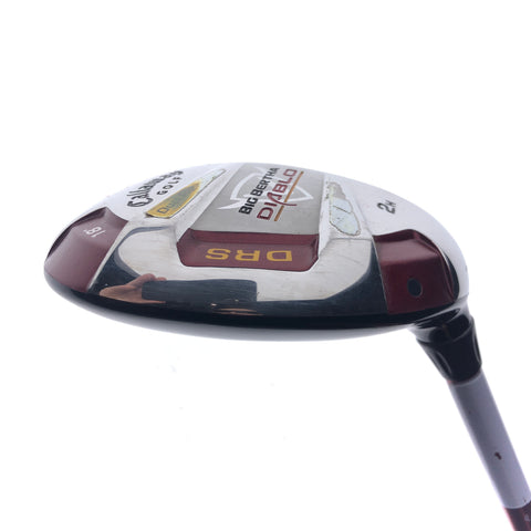 Used Callaway Big Bertha Diablo 2 Hybrid / 18 Degrees / Stiff Flex