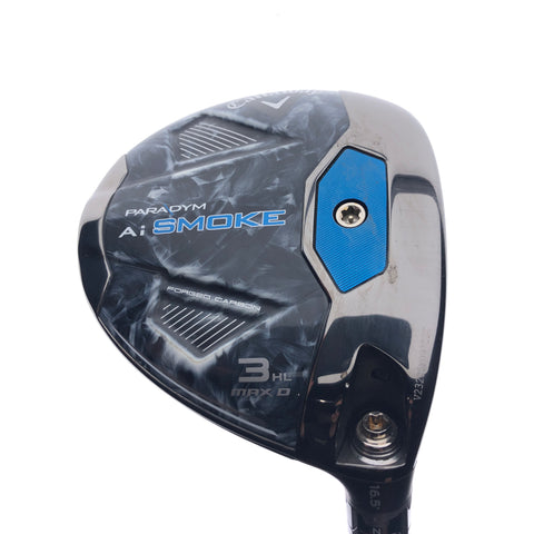 Used Callaway Paradym Ai Smoke MAX D 3  HL Fairway Wood / 16.5 Degrees / Stiff