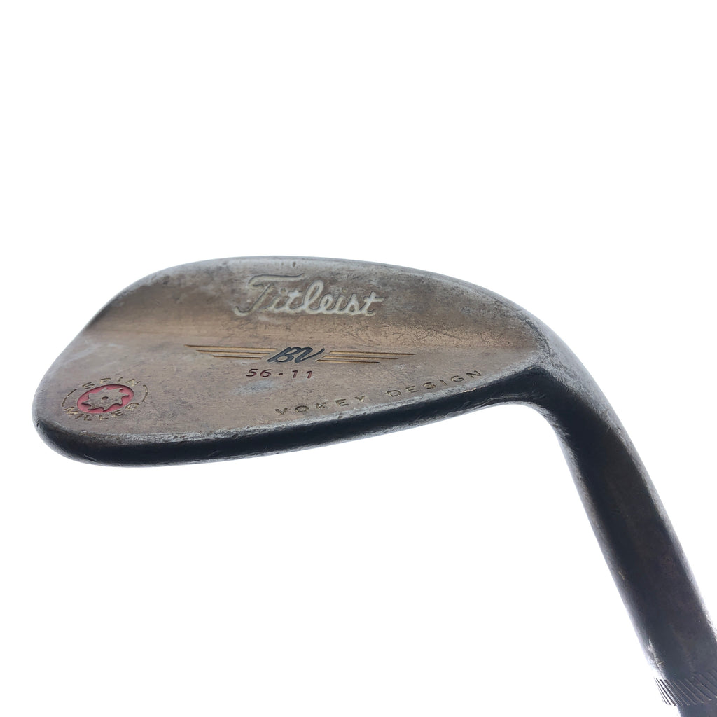 Used Titleist Vokey Spin Milled Red Sand Wedge / 56.0 Degrees / Wedge Flex
