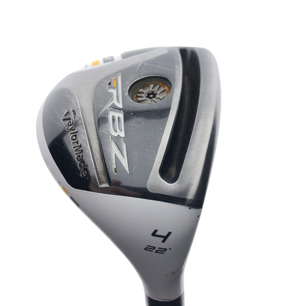 Used TaylorMade RBZ Stage 2 4 Hybrid / 22 Degrees / Stiff Flex