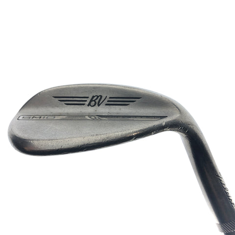 Used Titleist Vokey SM10 Nickel Lob Wedge / 58.0 Degrees / Wedge Flex