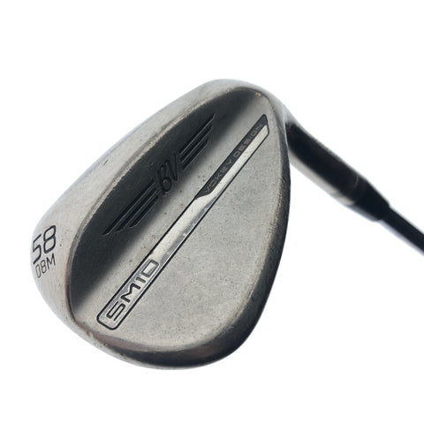 Used Titleist Vokey SM10 Nickel Lob Wedge / 58.0 Degrees / Wedge Flex