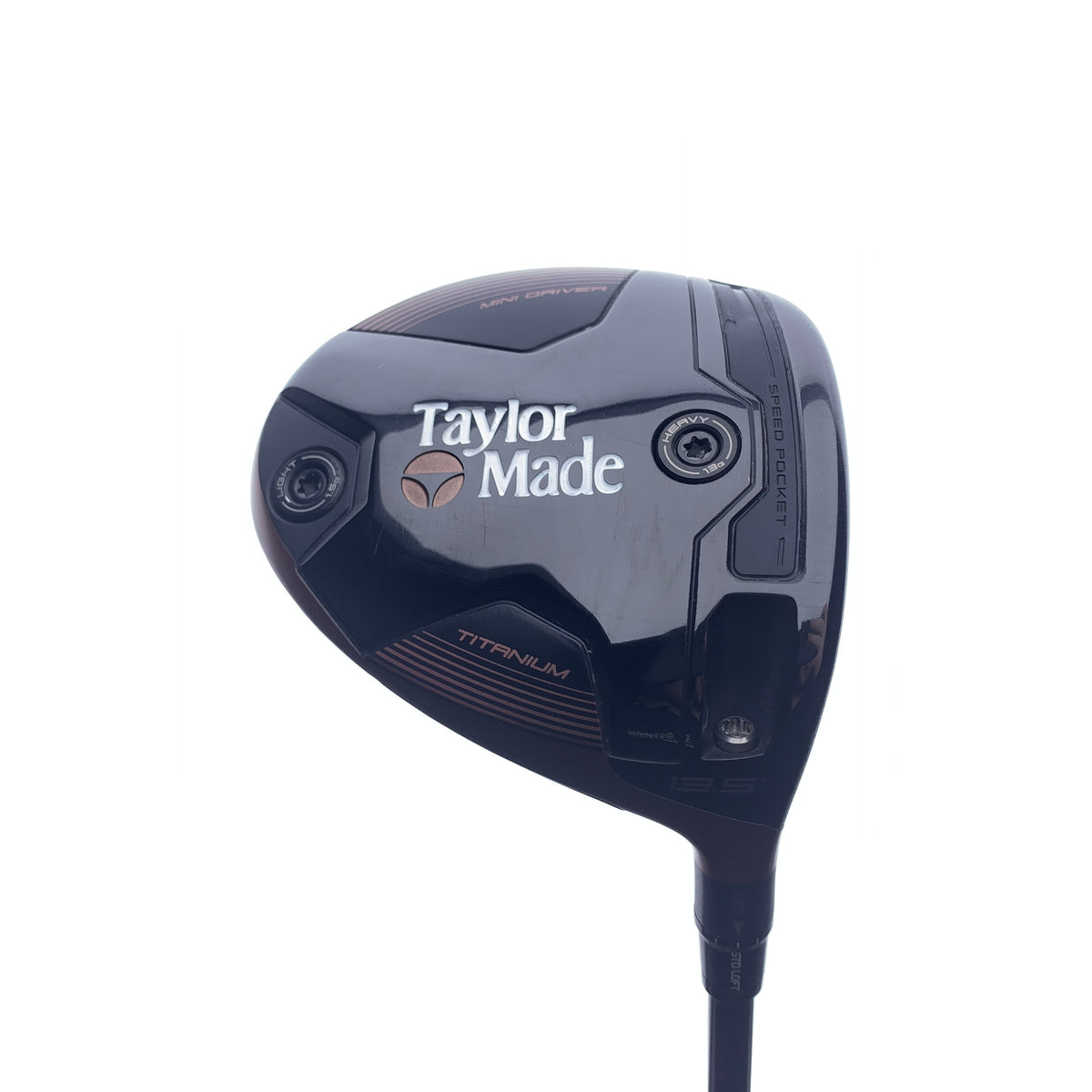 Used TaylorMade BRNR Mini Copper Driver / 13.5 Degrees / Regular Flex - Replay Golf 