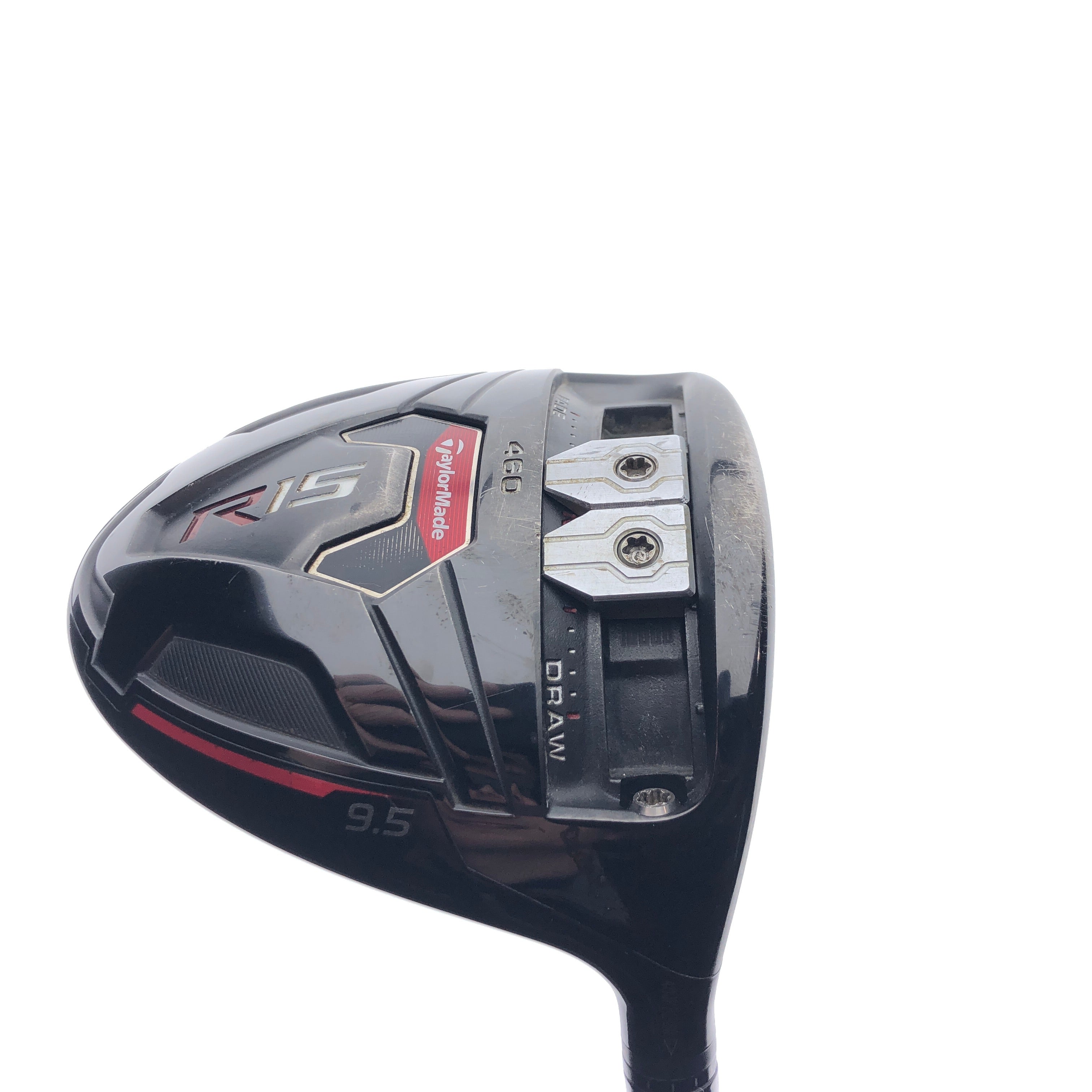 Used TaylorMade R15 Black Driver / 9.5 Degrees / Stiff Flex