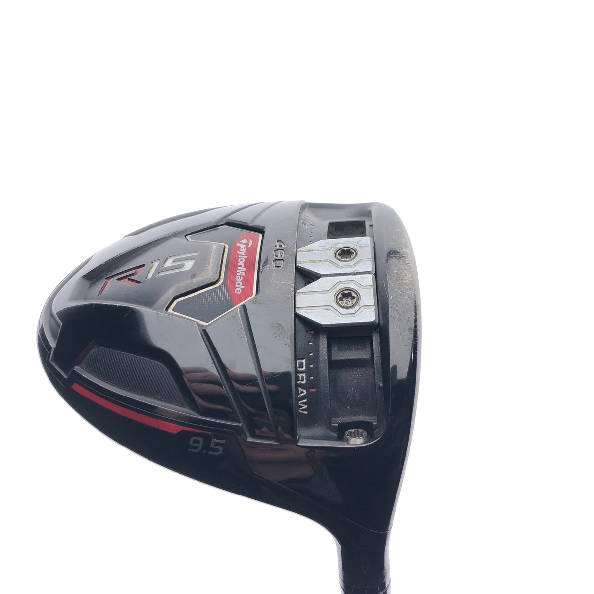 Used TaylorMade R15 Black Driver / 9.5 Degrees / Stiff Flex