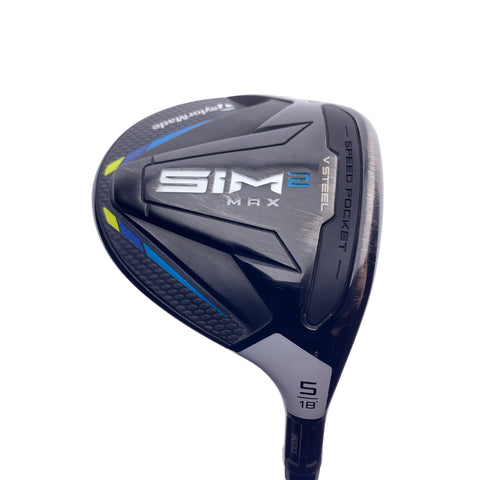 Used TaylorMade Sim2 Max 5 Fairway Wood / 18.0 Degrees / Stiff Flex