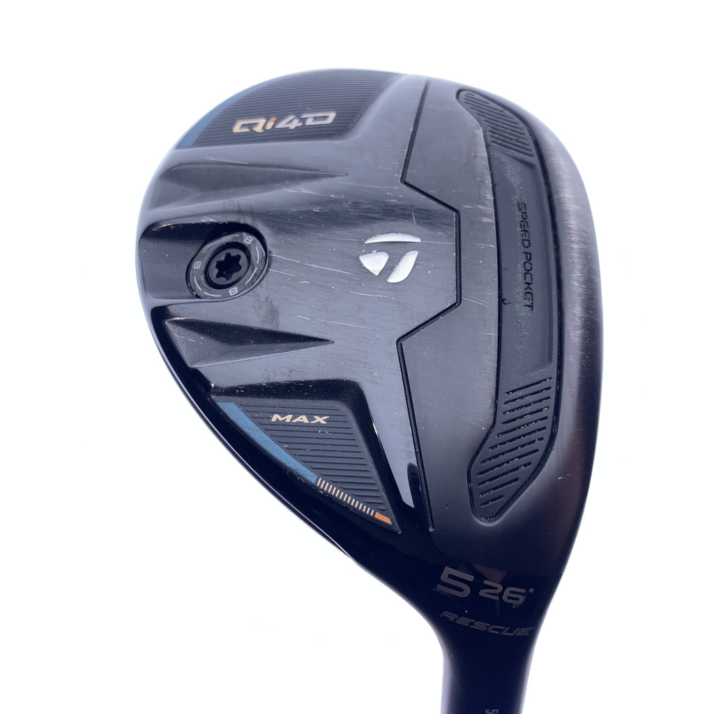 Used TaylorMade Qi4D Max 5 Hybrid / 26.0 Degrees / Regular Flex