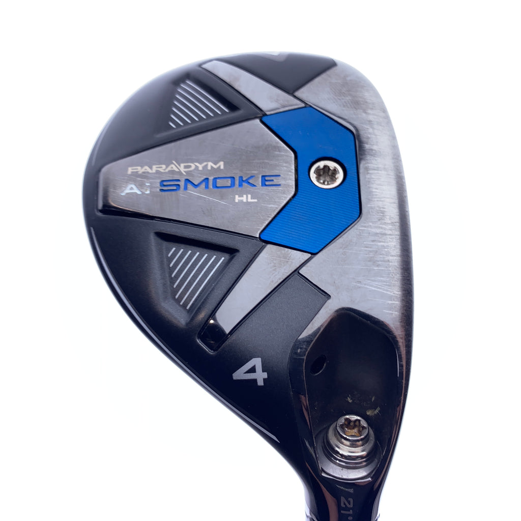 Used Callaway Paradym Ai Smoke HL 4 Hybrid / 21.0 Degrees / Senior Flex