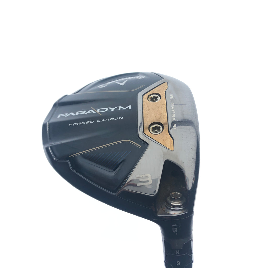 Used Callaway Paradym 3 Fairway Wood / 15.0 Degrees / Stiff Flex