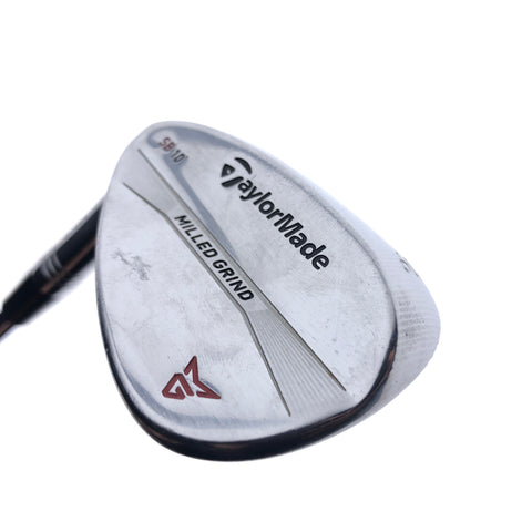 Used TaylorMade Milled Grind Satin Chrome Lob Wedge / 60.0 Deg / Wedge Flex / LH