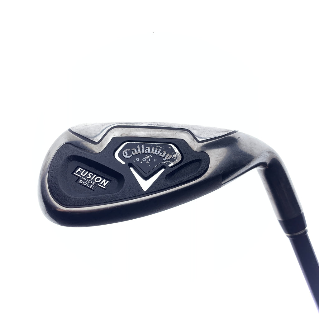 Used Callaway Fusion Wide Sole Lob Wedge Iron / 60 Degrees / Lite Flex