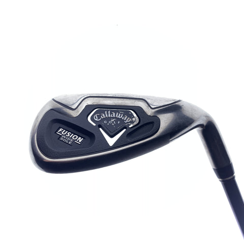 Used Callaway Fusion Wide Sole Lob Wedge Iron / 60 Degrees / Lite Flex