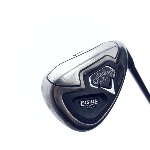 Used Callaway Fusion Wide Sole Lob Wedge Iron / 60 Degrees / Lite Flex