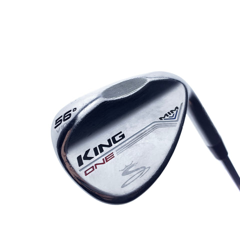 Used Cobra KING MIM One Length Sand Wedge / 56.0 Degrees / TX Flex