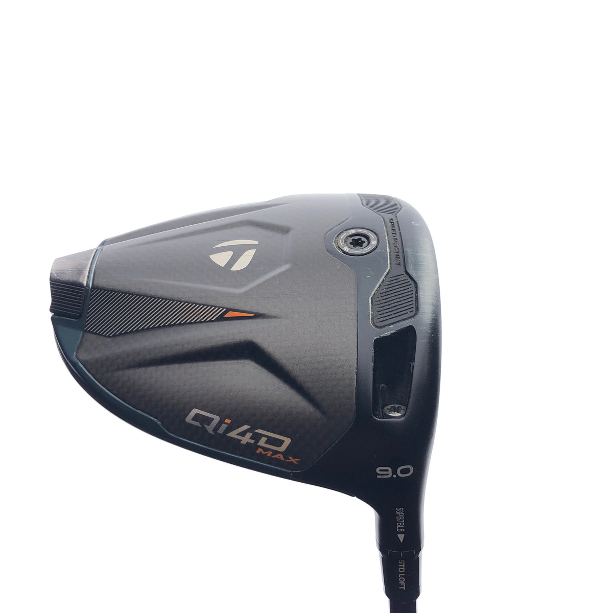 Used TaylorMade Qi4D Max Driver / 9.0 Degrees / Stiff Flex