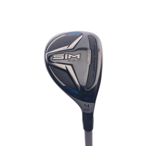 Used TaylorMade SIM Max 4 Hybrid / 22 Degrees / Ladies Flex - Replay Golf 