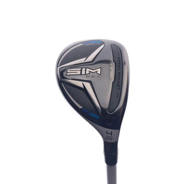 Used TaylorMade SIM Max 4 Hybrid / 22 Degrees / Ladies Flex - Replay Golf 